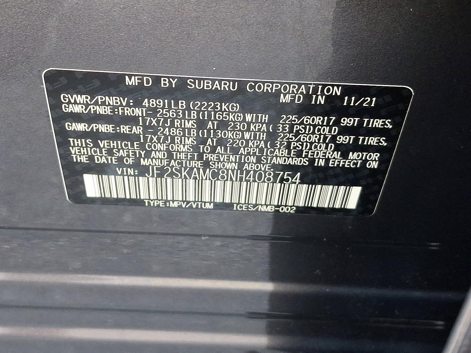 2022 Subaru Forester Vehicle Photo in Harrisburg, PA 17111