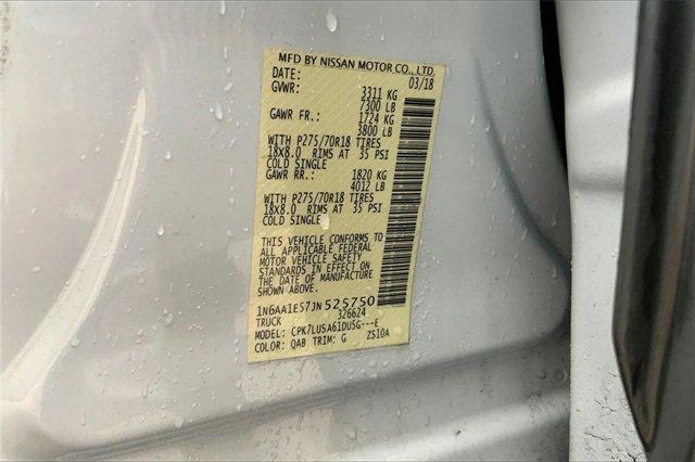 2018 Nissan Titan Vehicle Photo in TOPEKA, KS 66609-0000