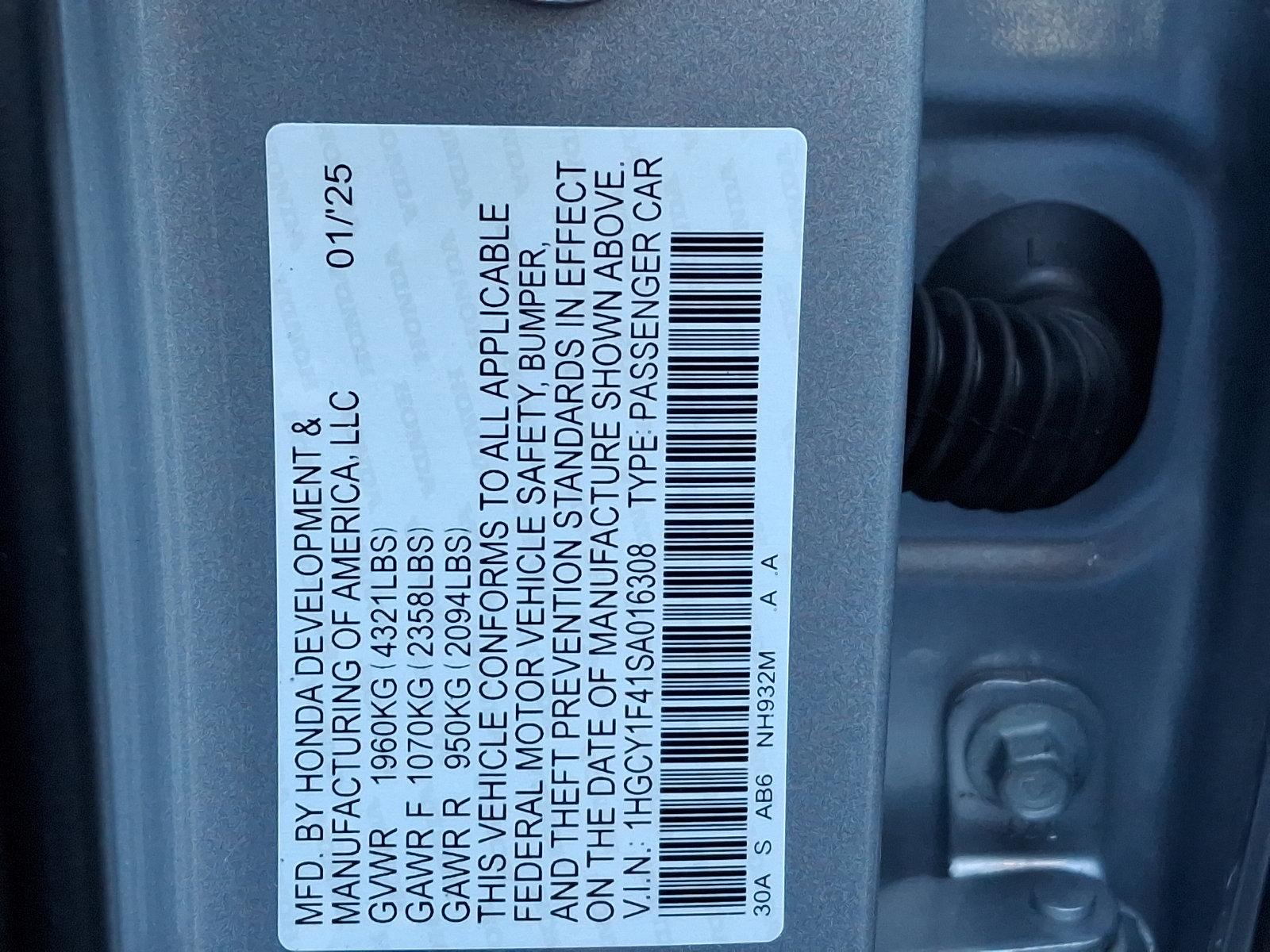 2025 Honda Accord Sedan Vehicle Photo in Harrisburg, PA 17111