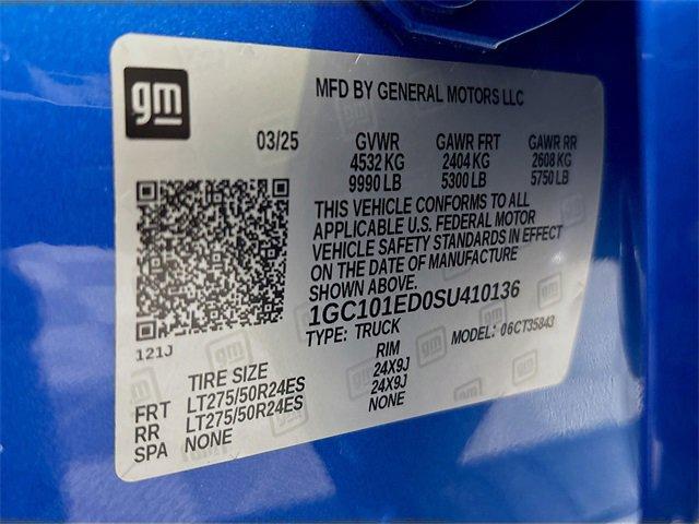 2025 Chevrolet Silverado EV Vehicle Photo in PUYALLUP, WA 98371-4149