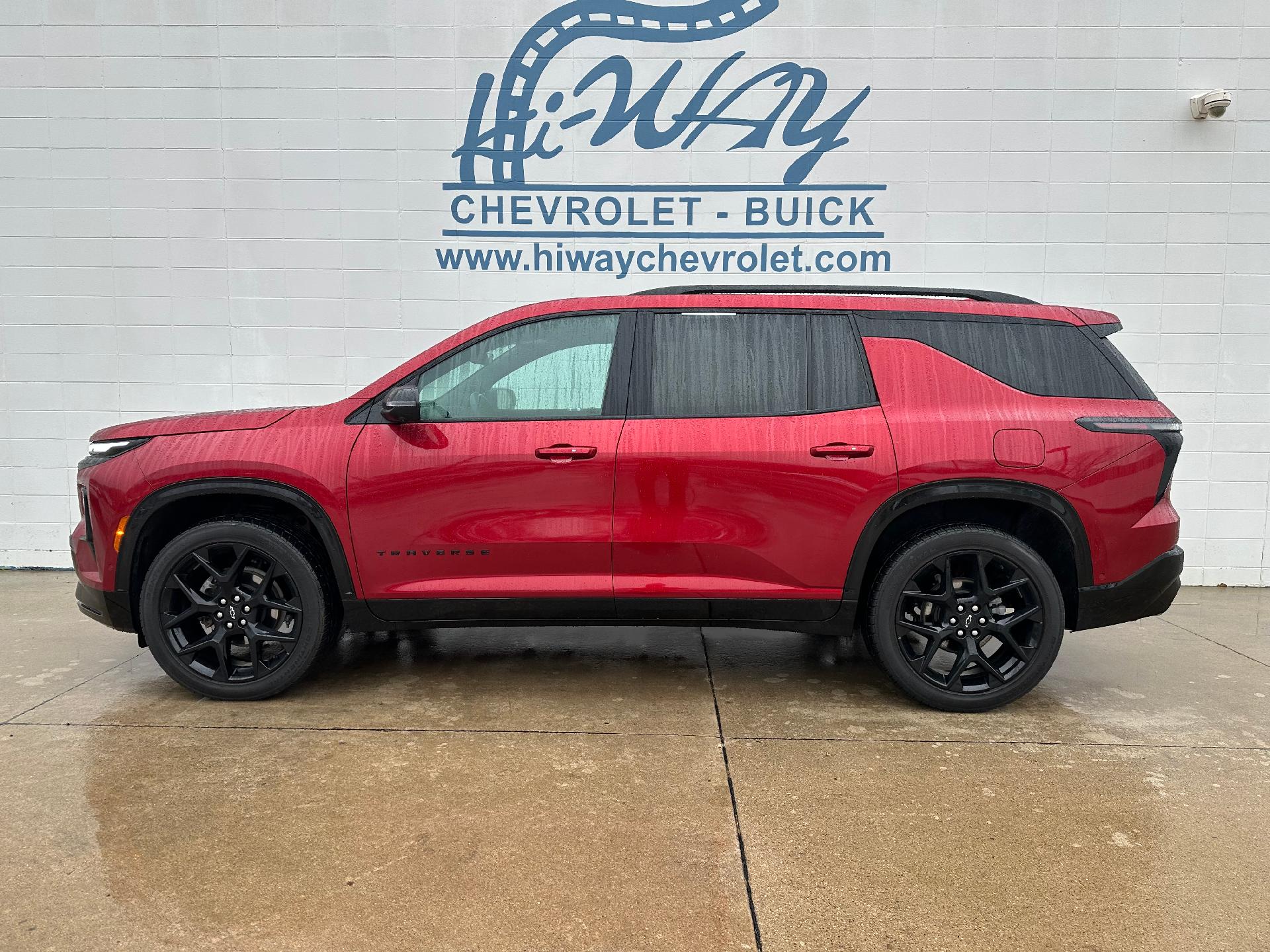 Radiant Red Tintcoat 2024 Chevrolet Traverse RS AWD SUV / Crossover Four-Wheel Drive 8-Speed Automatic