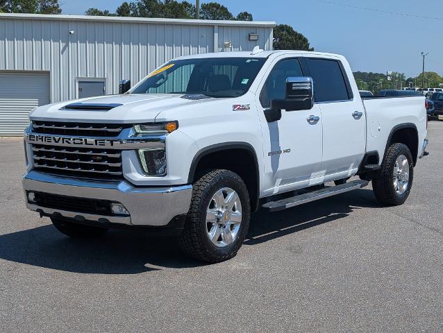 Summit White 2022 Chevrolet Silverado 2500HD LTZ Crew Cab 4WD Pickup Truck Four-Wheel Drive Automatic