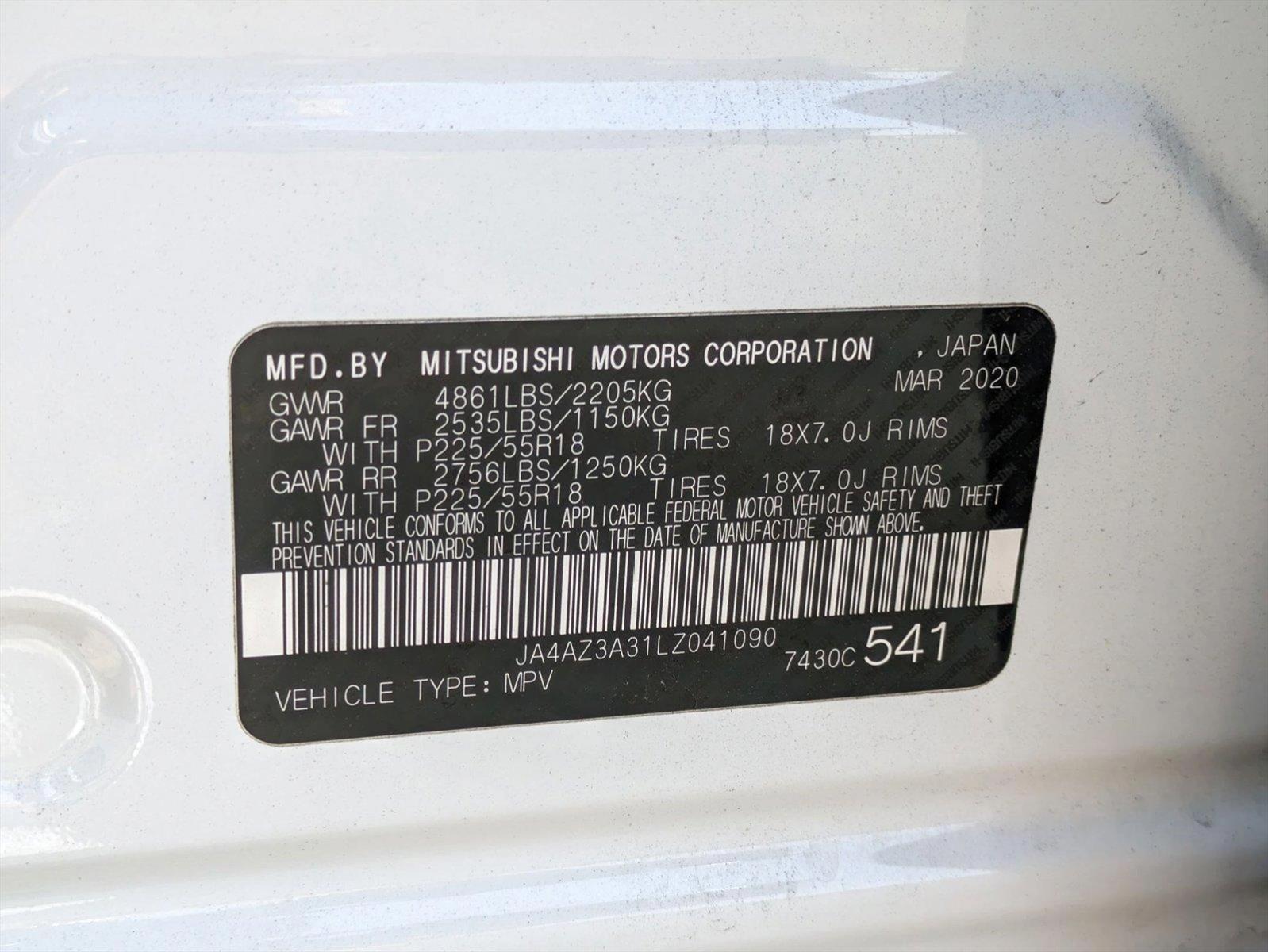 2020 Mitsubishi Outlander Vehicle Photo in ORLANDO, FL 32812-3021