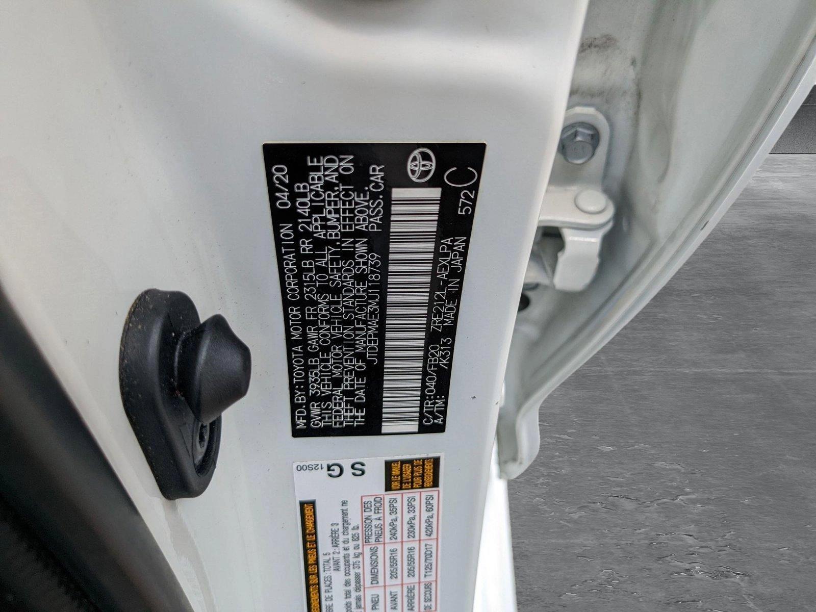 2021 Toyota Corolla Vehicle Photo in Jacksonville, FL 32256