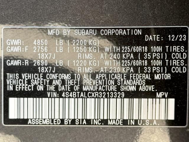 2024 Subaru Outback Vehicle Photo in Appleton, WI 54914