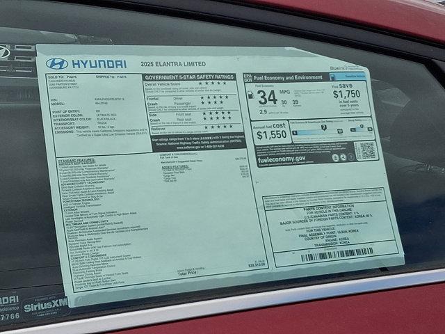 2025 Hyundai ELANTRA Vehicle Photo in Harrisburg, PA 17111