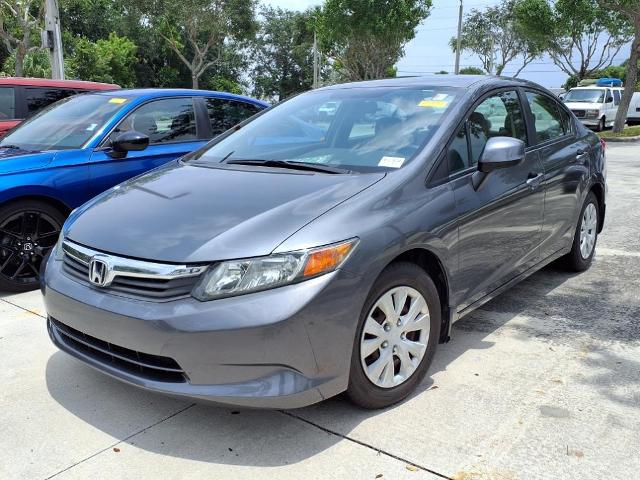 Used 2012 Honda Civic LX with VIN 19XFB2F54CE093412 for sale in Delray Beach, FL