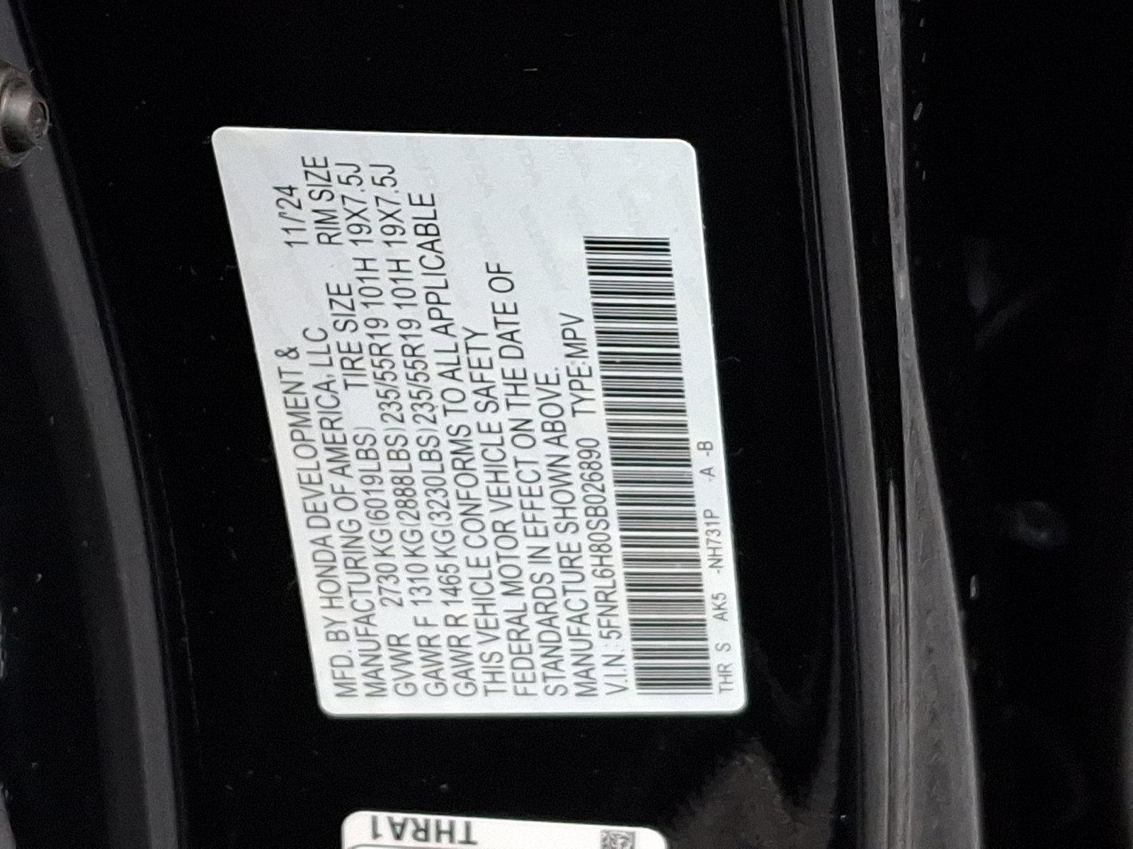 2025 Honda Odyssey Vehicle Photo in Harrisburg, PA 17111