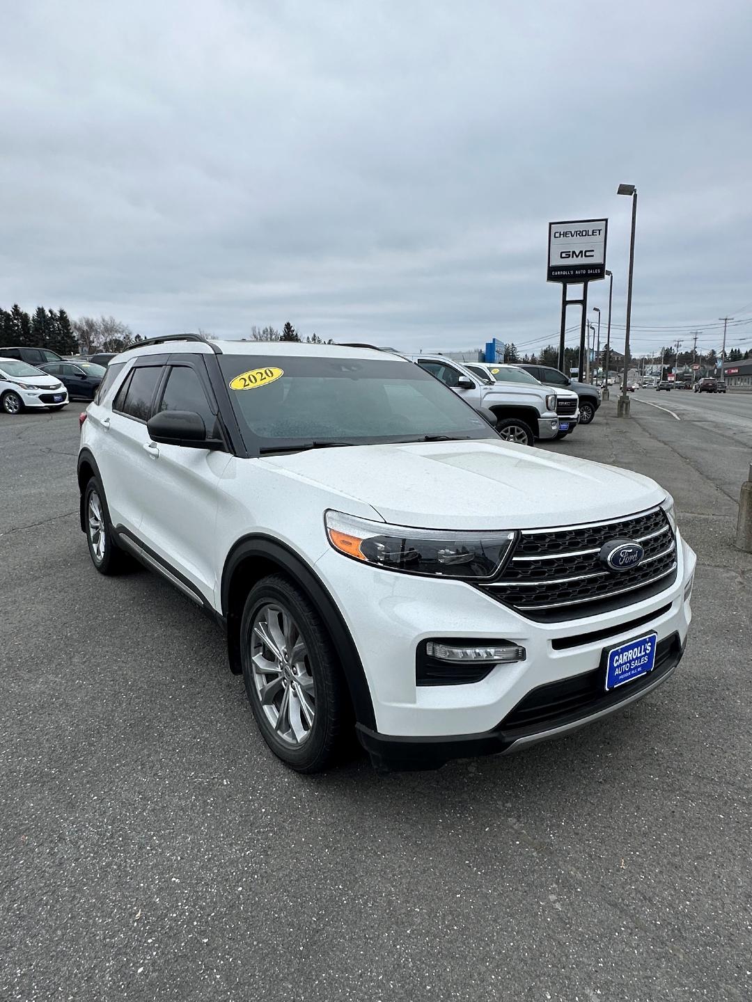 Used 2020 Ford Explorer XLT with VIN 1FMSK8DHXLGA08034 for sale in Presque Isle, ME