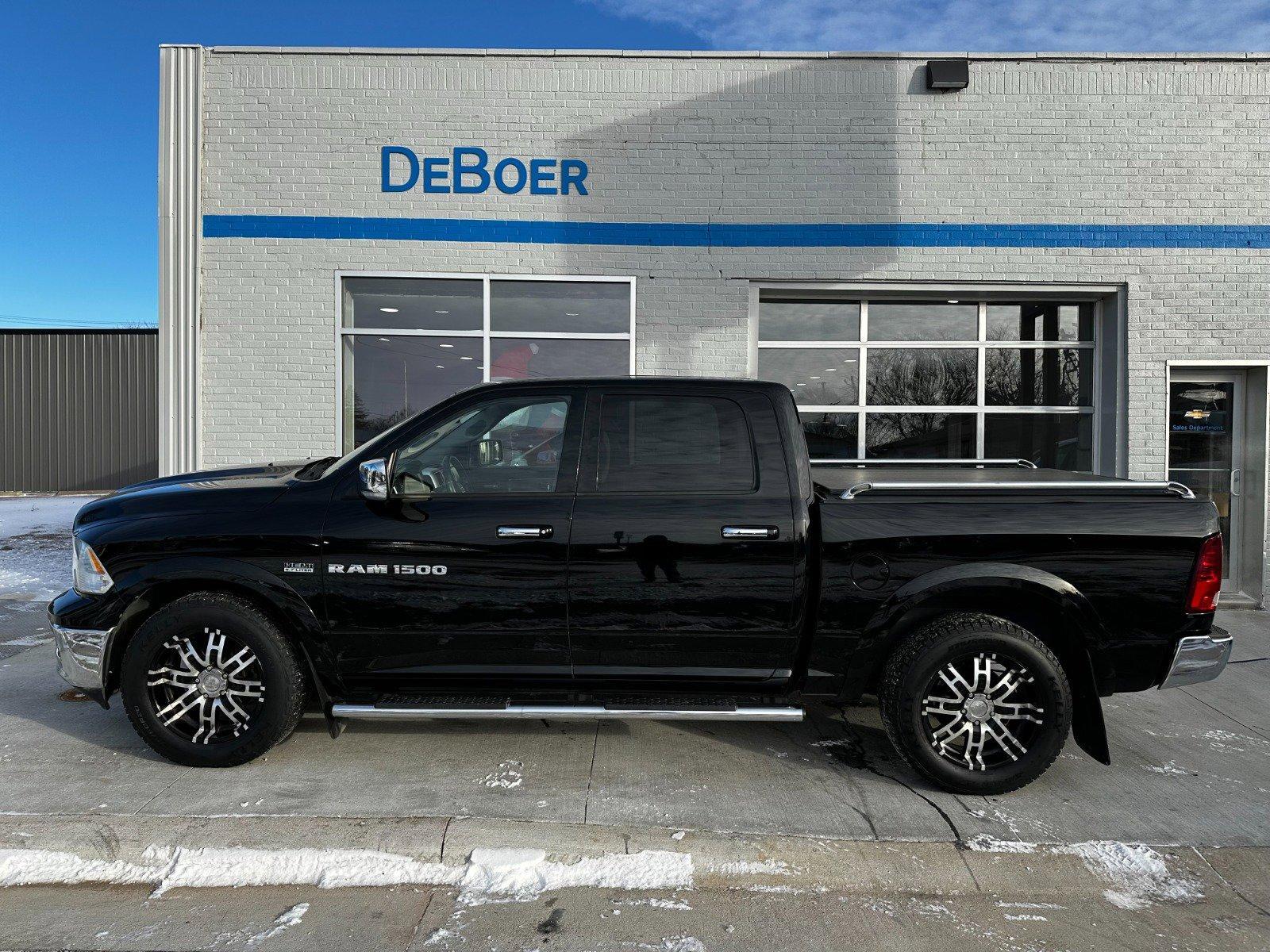 Used 2012 RAM Ram 1500 Pickup Laramie with VIN 1C6RD7NT0CS217832 for sale in Edgerton, Minnesota