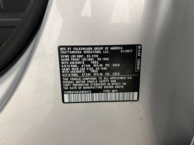 2018 Volkswagen Atlas Vehicle Photo in MEDINA, OH 44256-9001