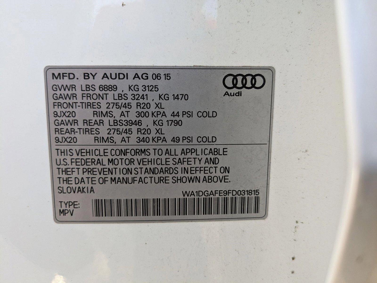 2015 Audi Q7 Vehicle Photo in Sanford, FL 32771