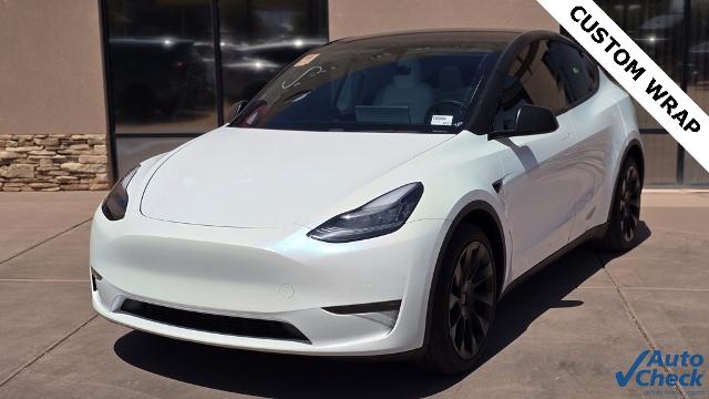 Certified 2020 Tesla Model Y Long Range with VIN 5YJYGDEEXLF021339 for sale in Sierra Vista, AZ