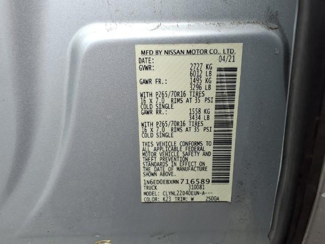 2021 Nissan Frontier Vehicle Photo in Oshkosh, WI 54904