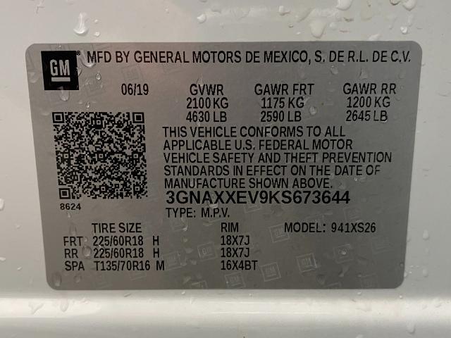 2019 Chevrolet Equinox Vehicle Photo in OSHKOSH, WI 54904-7811