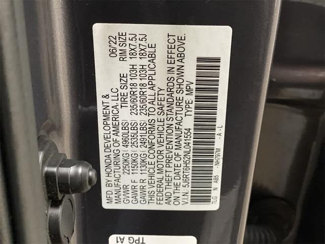 2022 Honda CR-V Hybrid Vehicle Photo in PORTLAND, OR 97225-3518