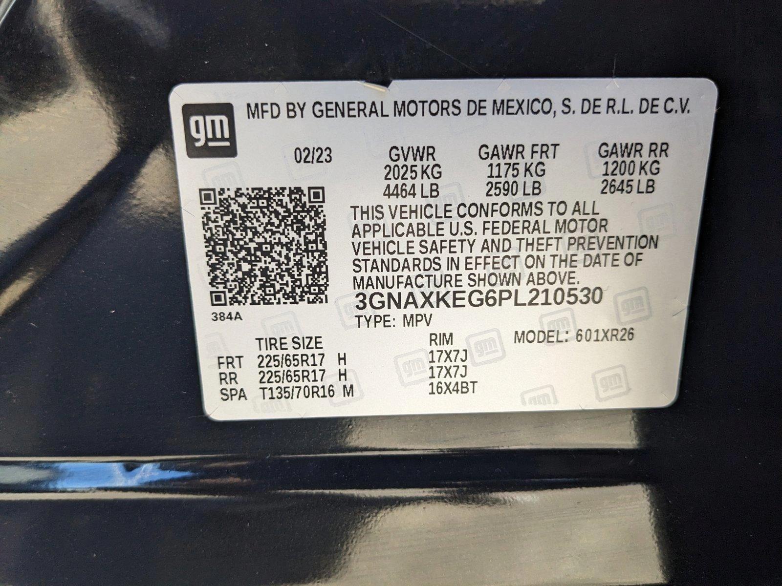 2023 Chevrolet Equinox Vehicle Photo in HOUSTON, TX 77034-5009