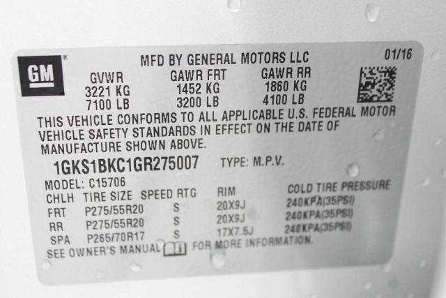 2016 GMC Yukon Vehicle Photo in HOUSTON, TX 77090