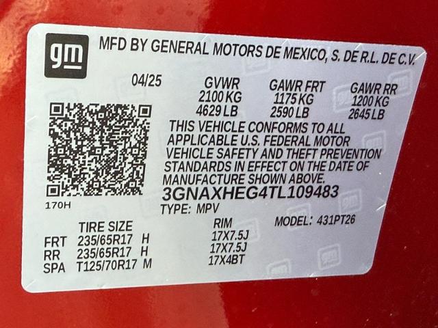 2026 Chevrolet Equinox Vehicle Photo in COLUMBIA, MO 65203-3903