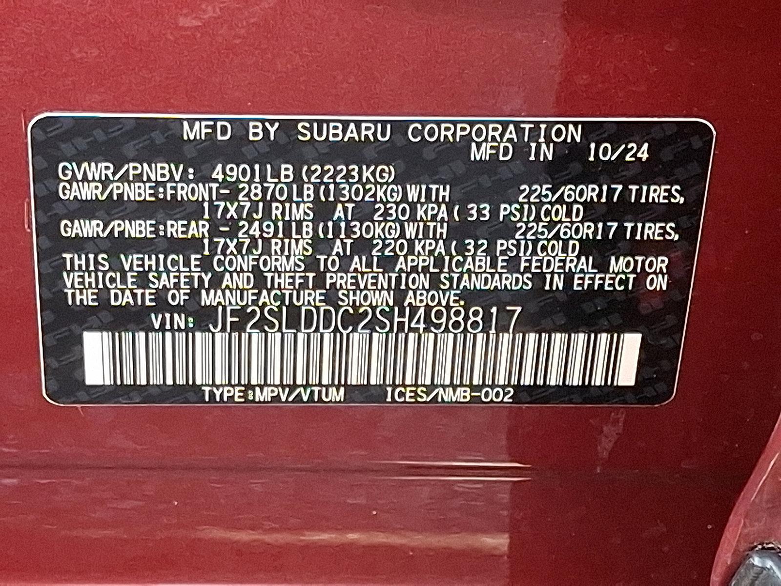 2025 Subaru Forester Vehicle Photo in Easton, PA 18045