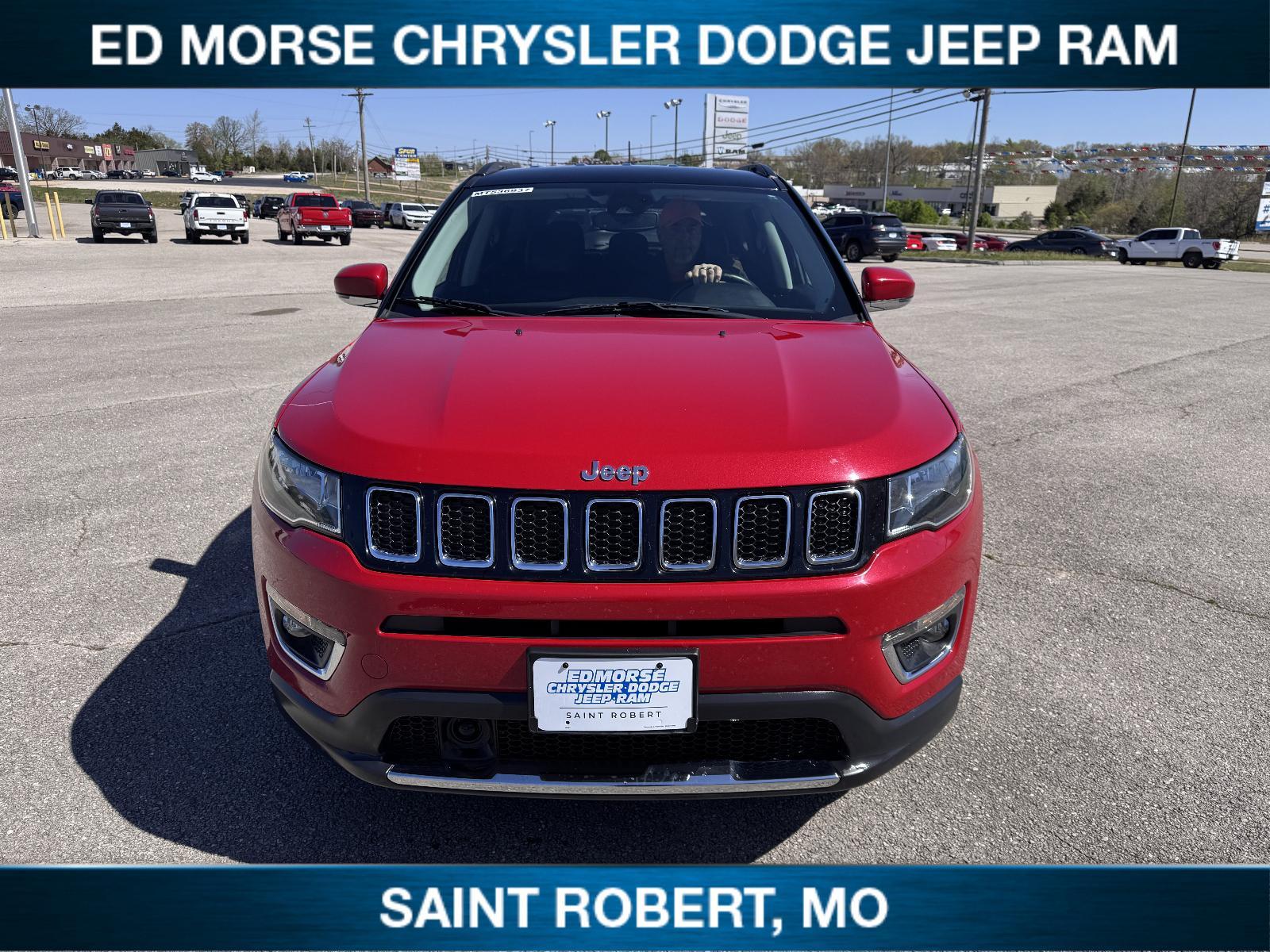 Certified 2021 Jeep Compass Limited with VIN 3C4NJDCB8MT536937 for sale in Delray Beach, FL