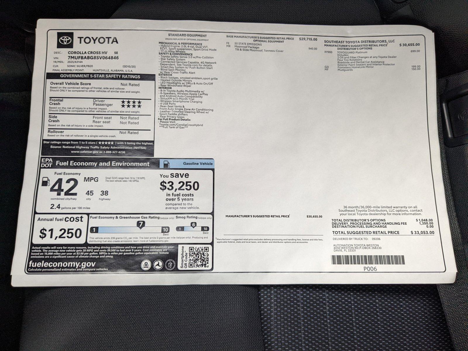 2025 Toyota Corolla Cross Vehicle Photo in Davie, FL 33331