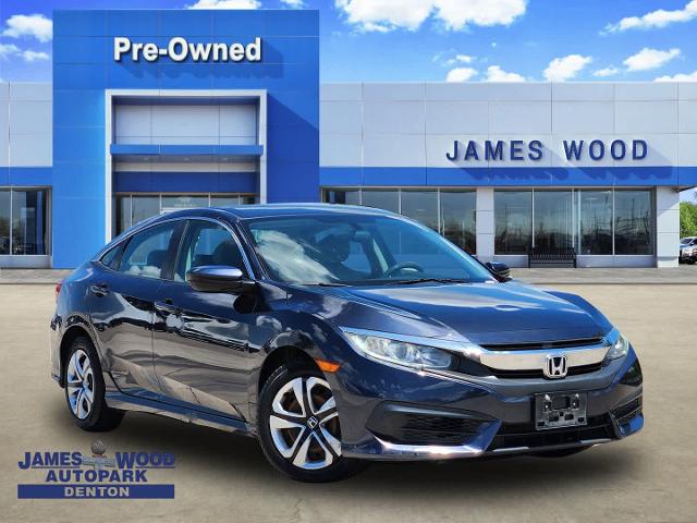 2018 Honda Civic Sedan Vehicle Photo in DENTON, TX 76210-9321