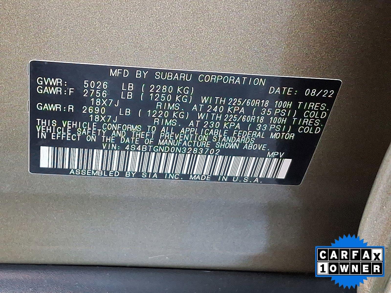 2022 Subaru Outback Vehicle Photo in Harrisburg, PA 17111