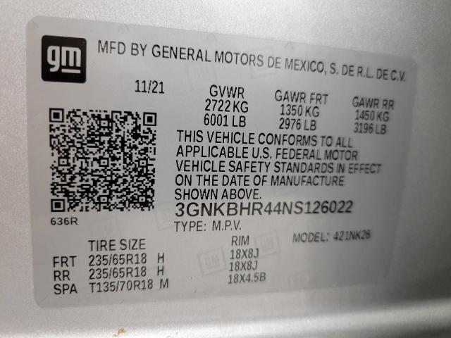 2022 Chevrolet Blazer Vehicle Photo in OSHKOSH, WI 54904-7811
