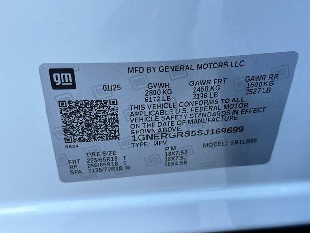 2025 Chevrolet Traverse Vehicle Photo in RIVERSIDE, CA 92504-4106