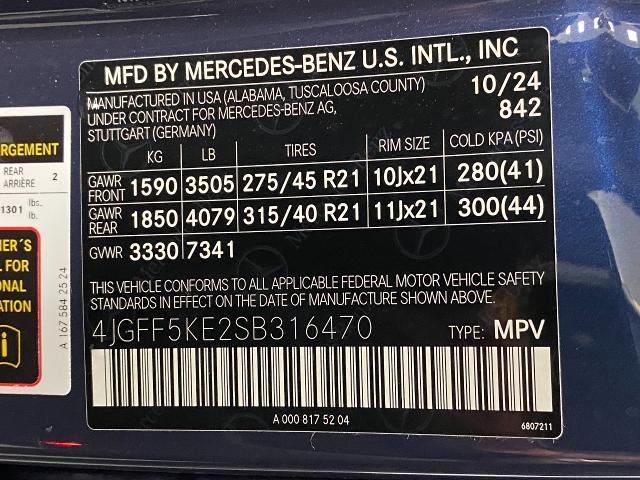 2025 Mercedes-Benz GLS Vehicle Photo in Appleton, WI 54913