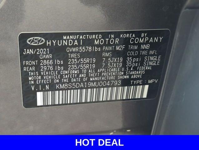 2021 Hyundai SANTA FE Hybrid Vehicle Photo in Merrillville, IN 46410