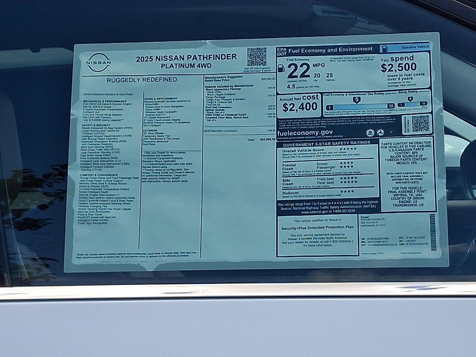 2025 Nissan Pathfinder Vehicle Photo in Harrisburg, PA 17111-1033