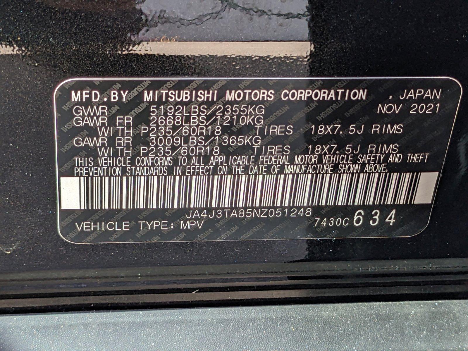 2022 Mitsubishi Outlander Vehicle Photo in GREENACRES, FL 33463-3207