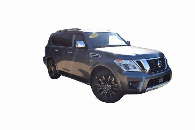 Used 2018 Nissan Armada Platinum with VIN JN8AY2ND2JX002110 for sale in Cottondale, AL