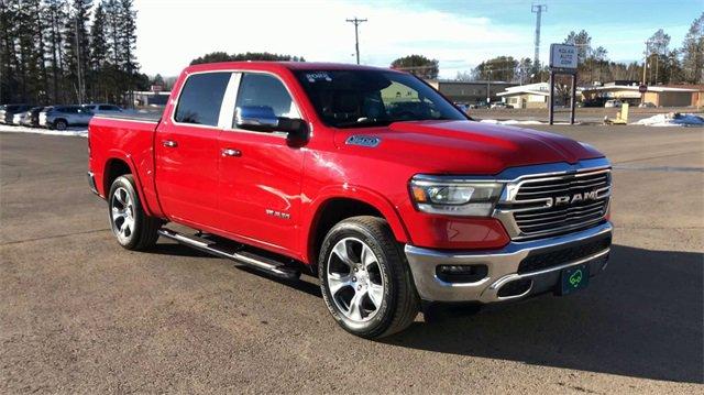 Used 2022 RAM Ram 1500 Pickup Laramie with VIN 1C6SRFJT3NN348676 for sale in Hermantown, Minnesota