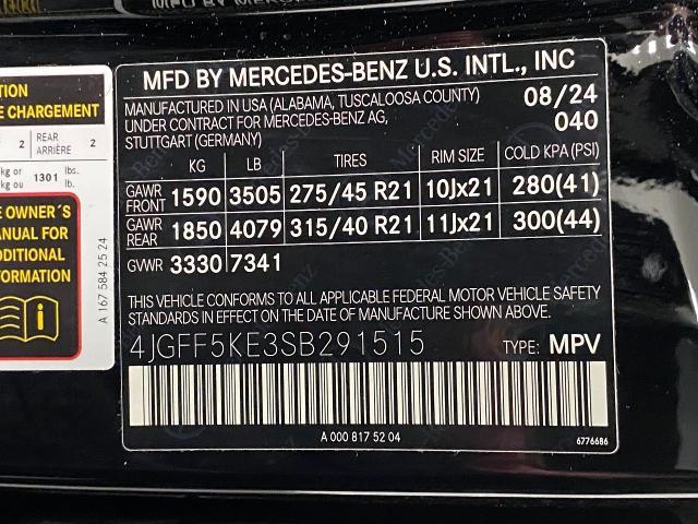 2025 Mercedes-Benz GLS Vehicle Photo in Appleton, WI 54913