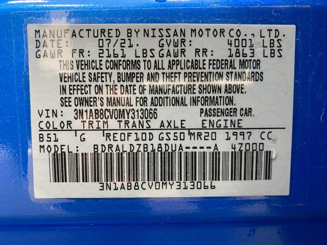 2021 Nissan Sentra Vehicle Photo in Appleton, WI 54913