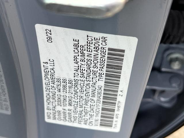 2022 Honda Accord Sedan Vehicle Photo in PITTSBURG, CA 94565-7121