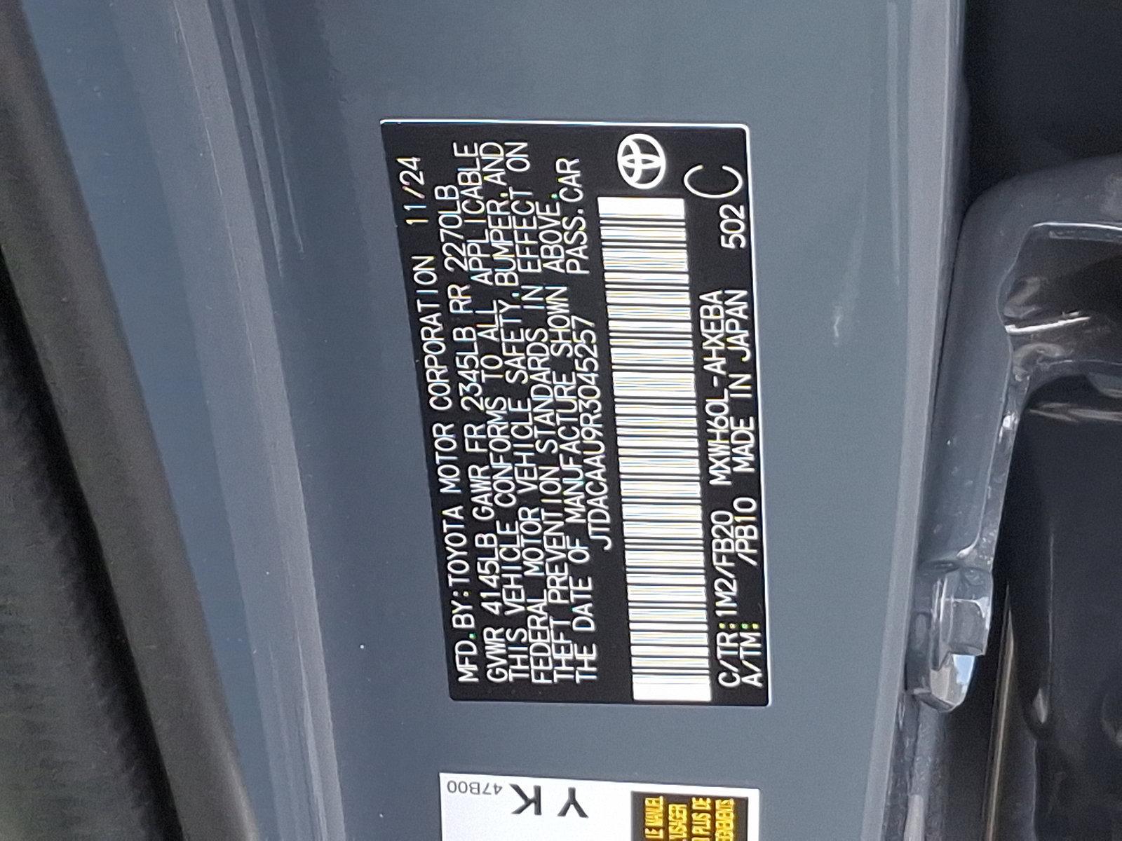 2024 Toyota Prius Vehicle Photo in Trevose, PA 19053