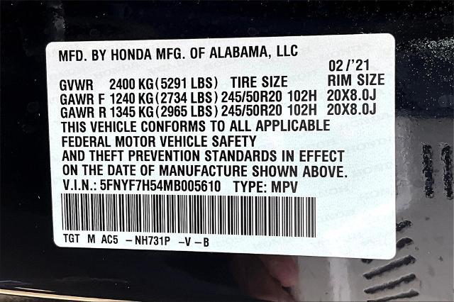 2021 Honda Passport Vehicle Photo in Houston, TX 77007