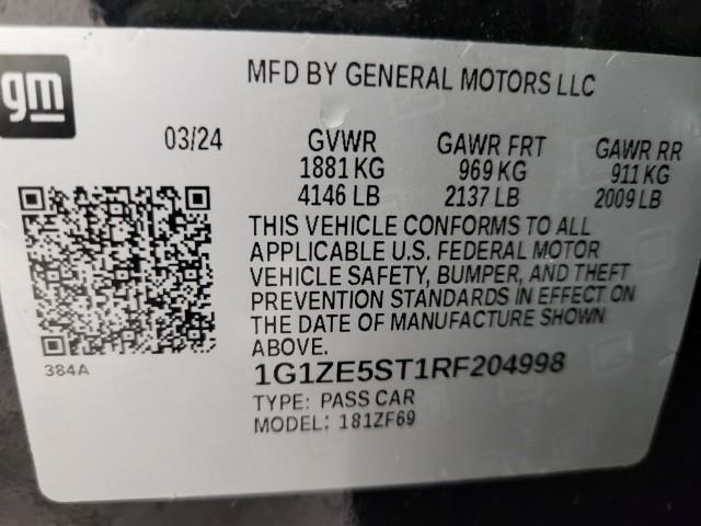 2024 Chevrolet Malibu Vehicle Photo in Green Bay, WI 54304