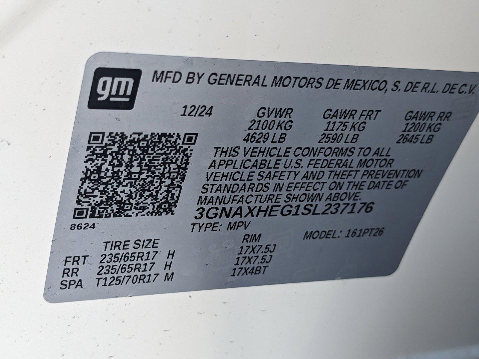 2025 Chevrolet Equinox Vehicle Photo in MIAMI, FL 33172-3015