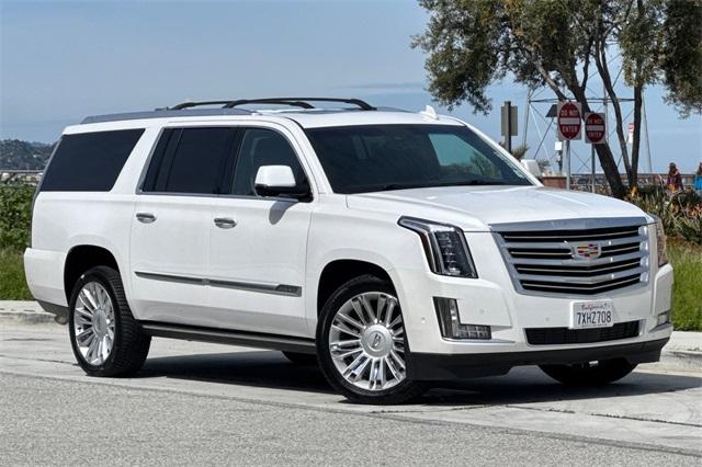 Used 2017 Cadillac Escalade ESV Platinum with VIN 1GYS4KKJ8HR173815 for sale in Redwood City, CA