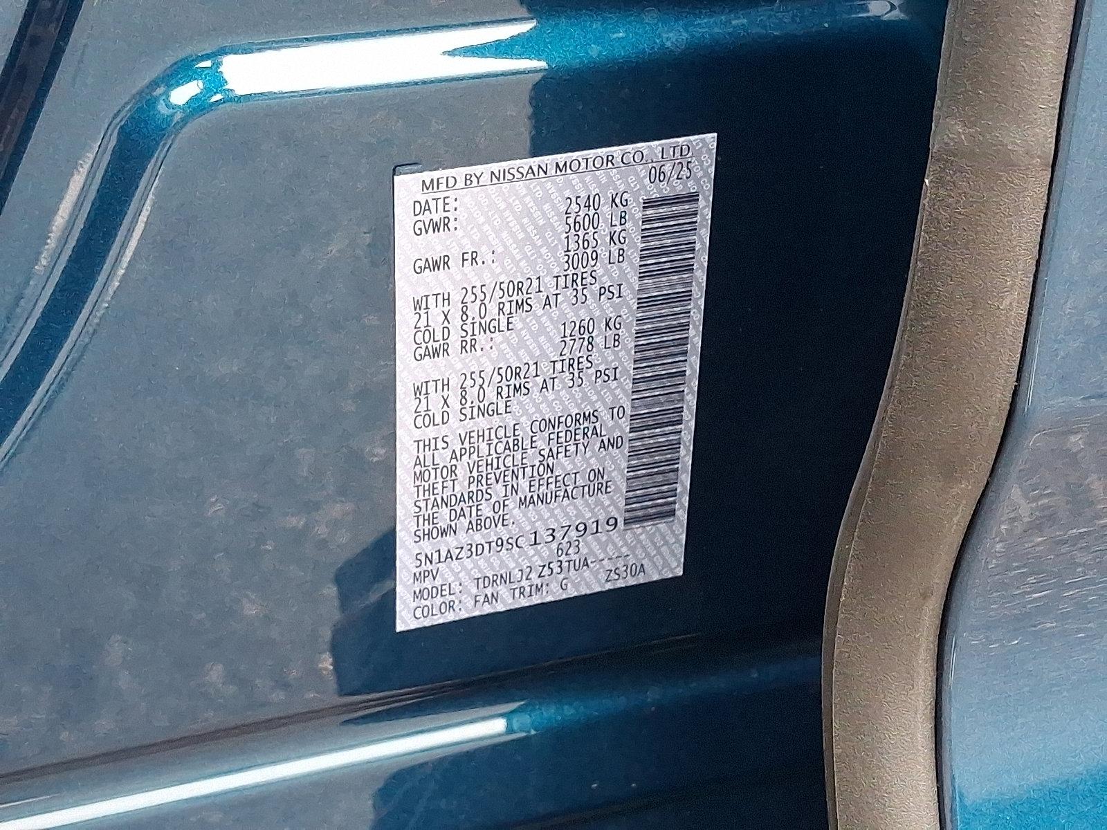 2025 Nissan Murano Vehicle Photo in Mechanicsburg, PA 17050-2306
