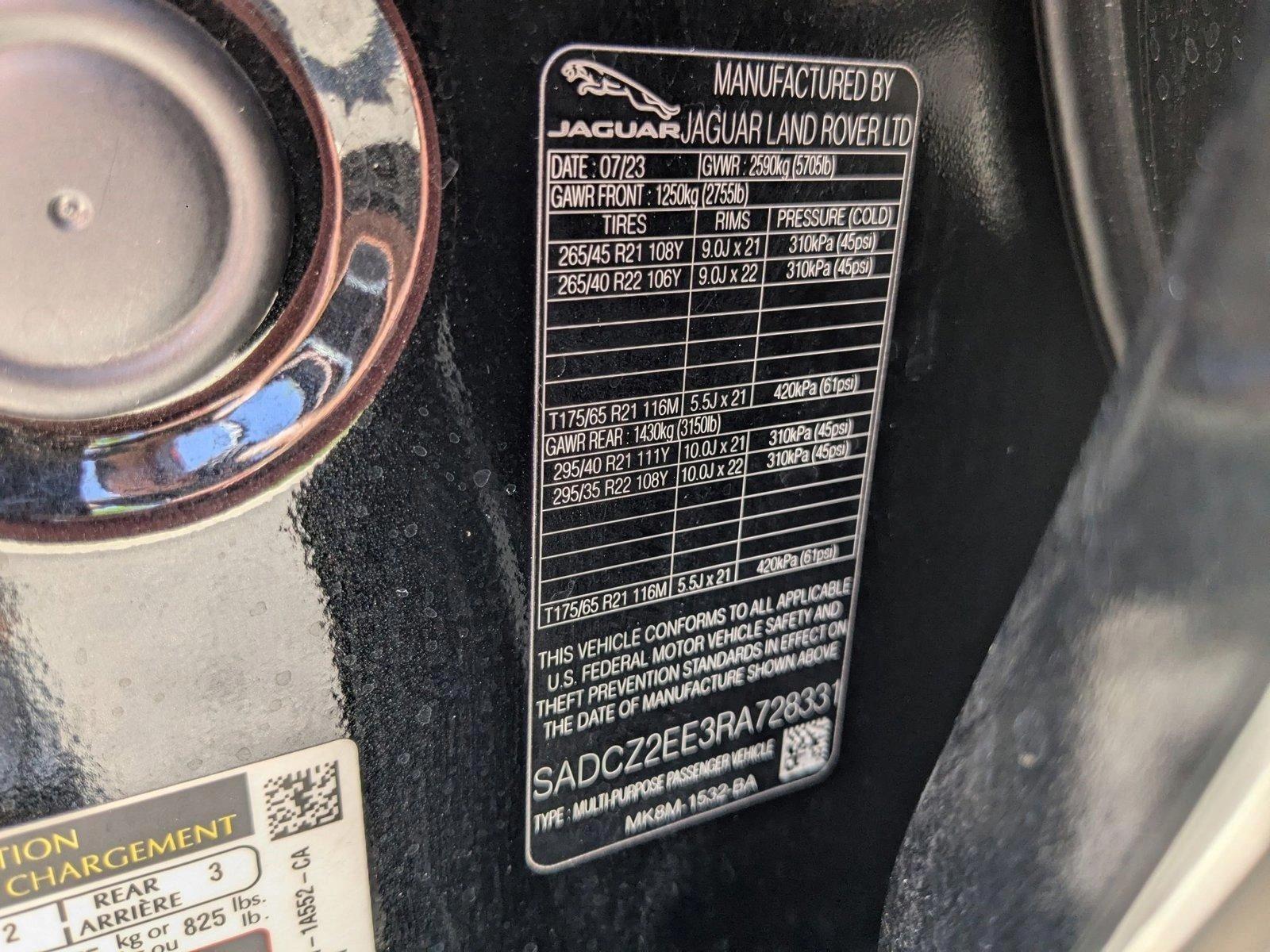 2024 Jaguar F-PACE Vehicle Photo in Pompano Beach, FL 33064