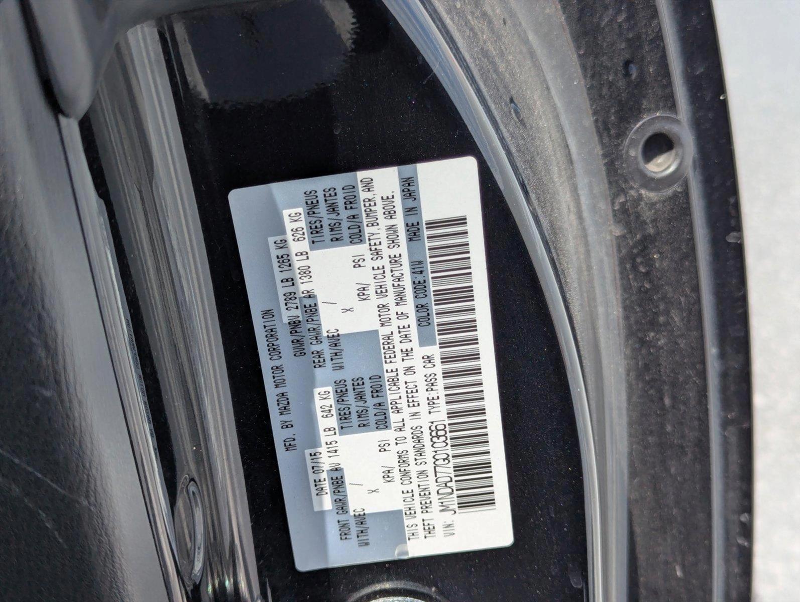 2016 Mazda MX-5 Miata Vehicle Photo in Ft. Myers, FL 33907