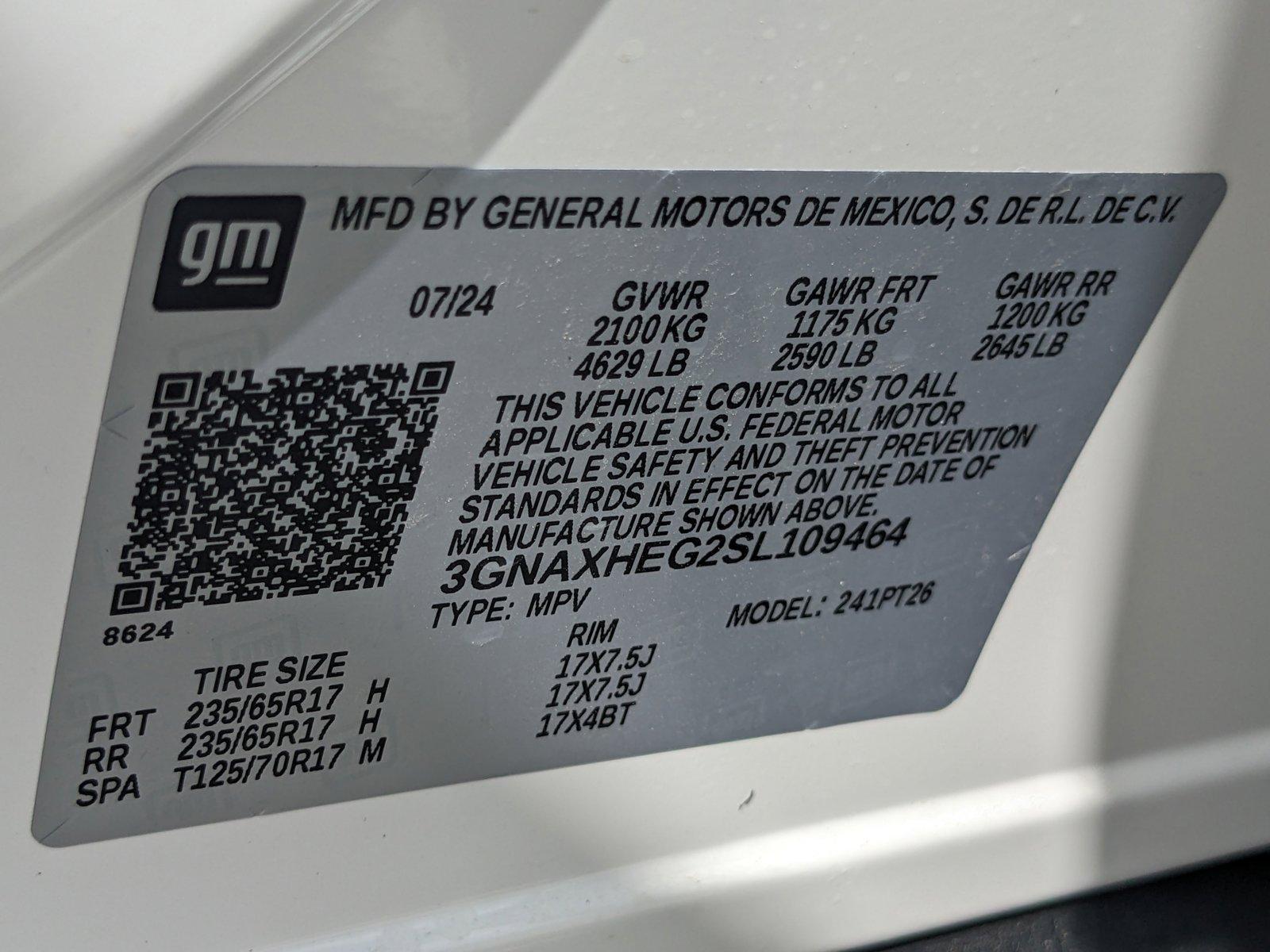 2025 Chevrolet Equinox Vehicle Photo in MIAMI, FL 33172-3015