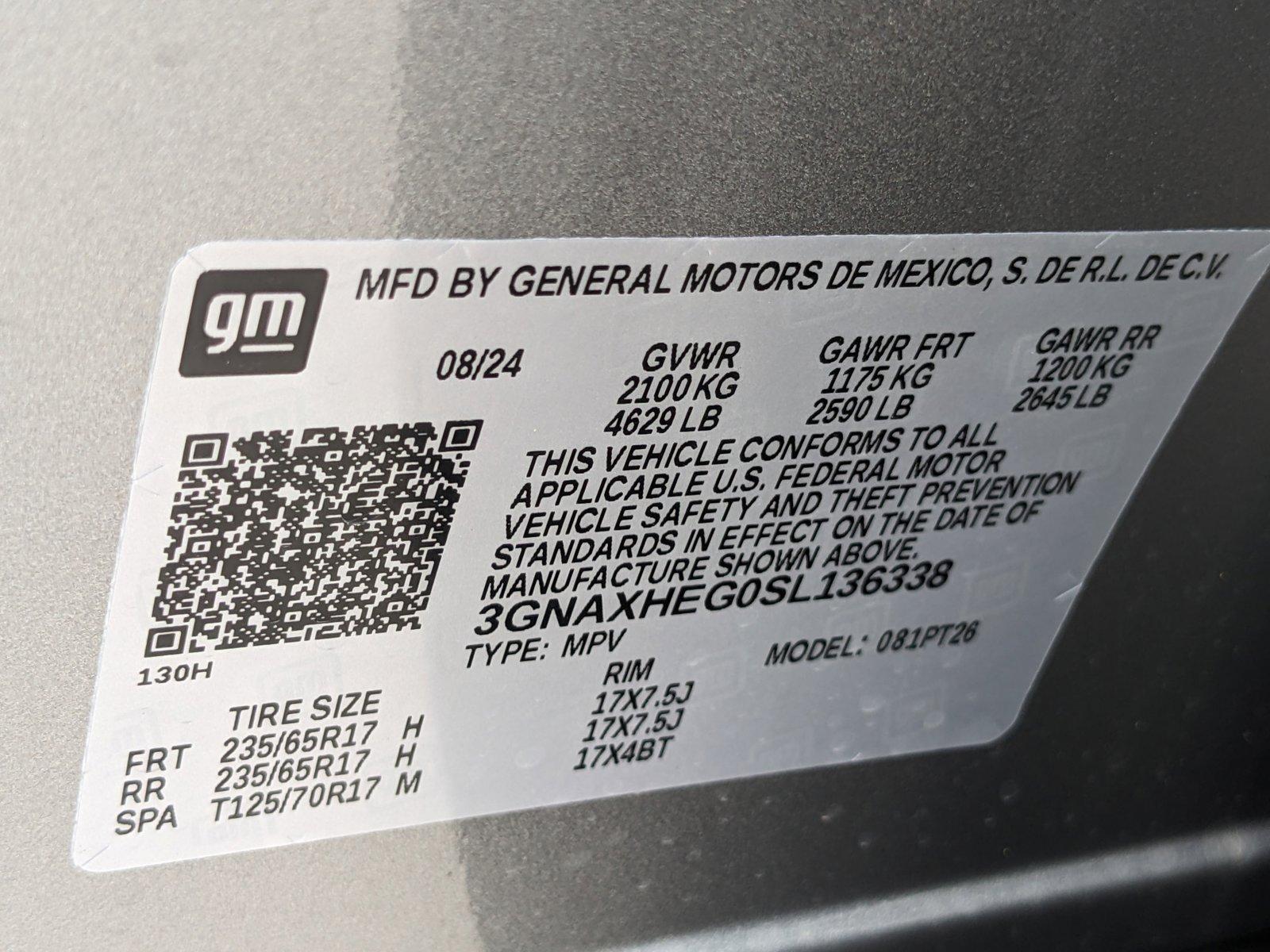 2025 Chevrolet Equinox Vehicle Photo in MIAMI, FL 33172-3015