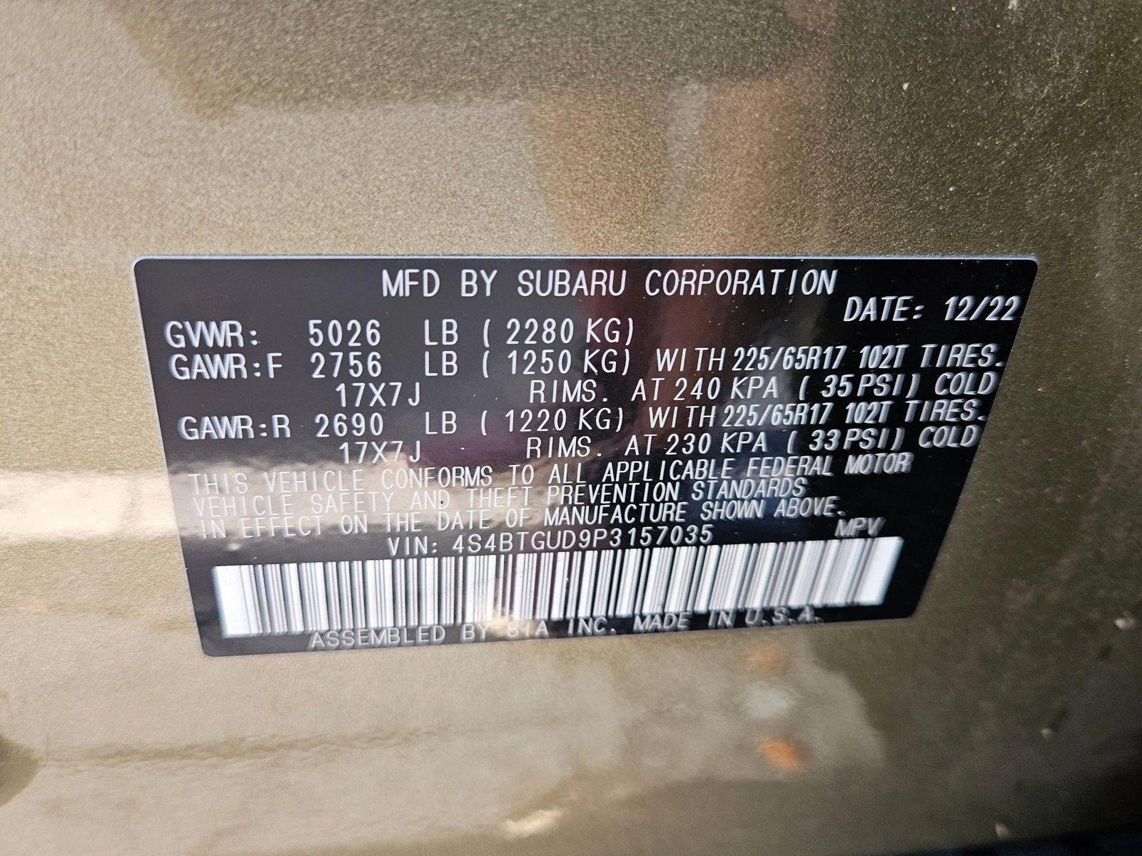 2023 Subaru Outback Vehicle Photo in Sanford, FL 32771